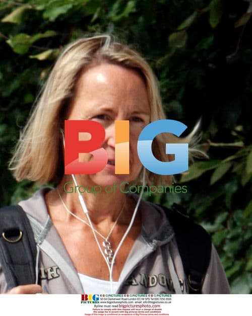 Carol McGiffin Leaves Gym in London