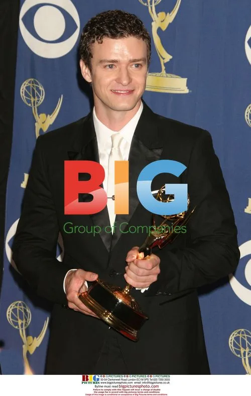 Justin Timberlake in Emmy Pressroom