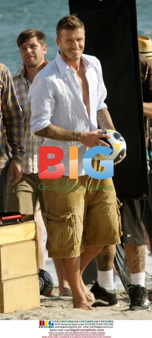David Beckham Filming Tourism Commercial