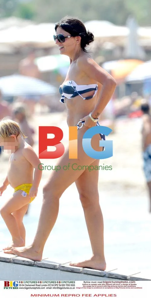 Davina McCall on family vacation