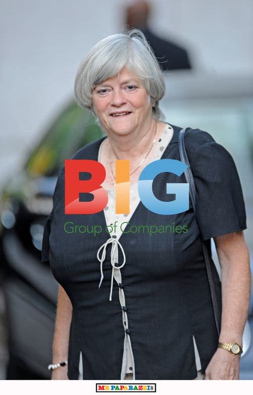 Anne Widdecombe Outside ITV Studios