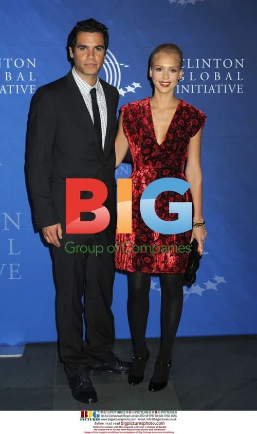 Jessica Alba and Cash Warren at Clinton Global Initiative