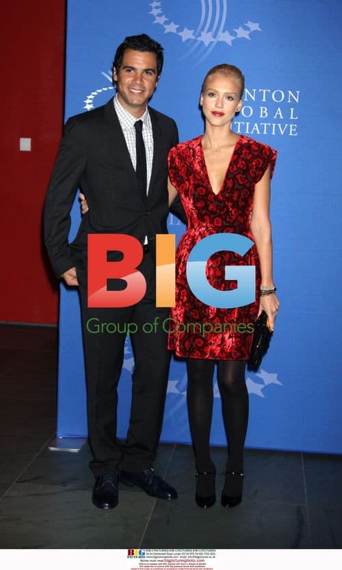 Jessica Alba and Cash Warren at 2009 Clinton Global Initiative