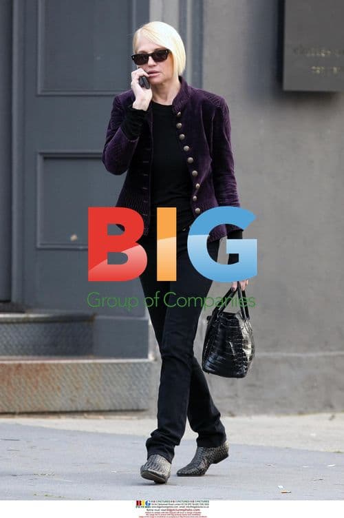 Ellen Barkin Spotted in West Village, NYC