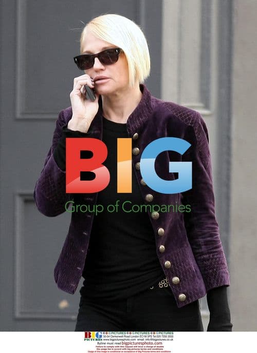 Ellen Barkin Spotted in NYC's West Village