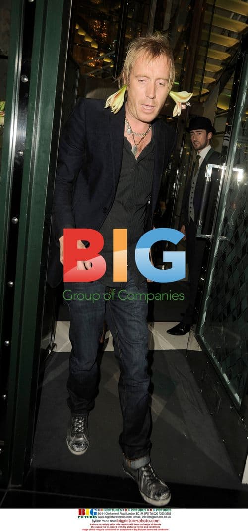 Rhys Ifans and Kimberly Stewart at Ivy Club