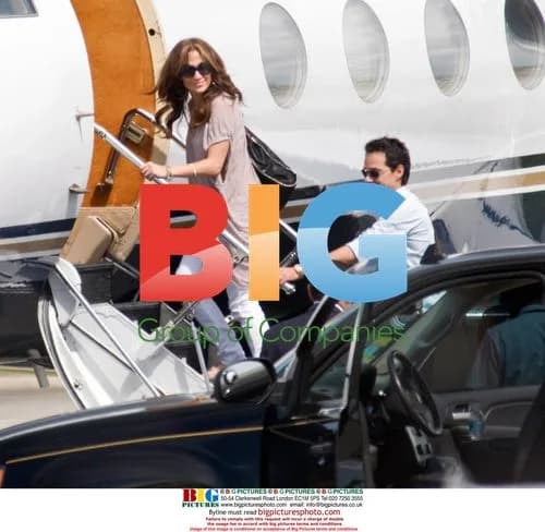Marc Anthony and Daughter Emma Travel by Private Jet