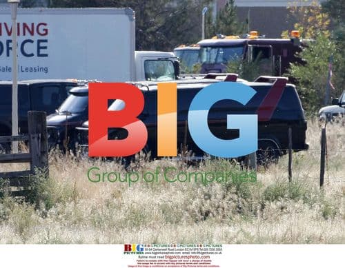 The A-Team van on set in Canada