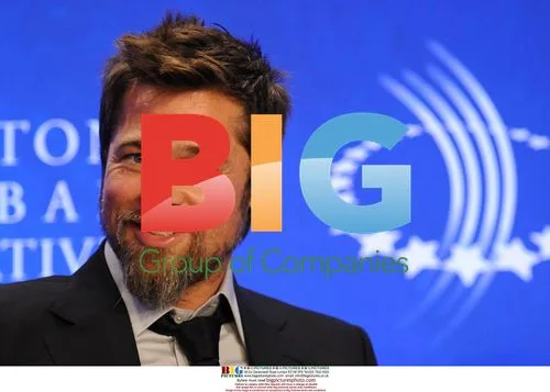 Brad Pitt at Clinton Global Initiative
