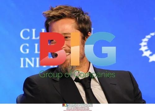 Brad Pitt at Clinton Global Initiative