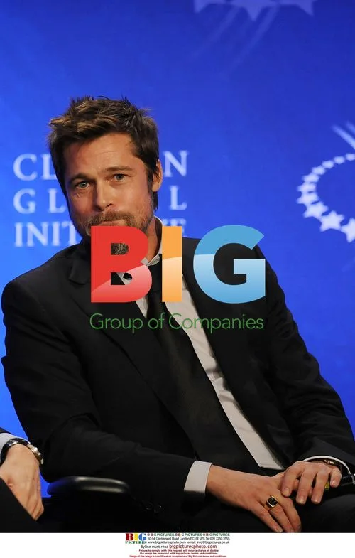 Brad Pitt at Clinton Global Initiative
