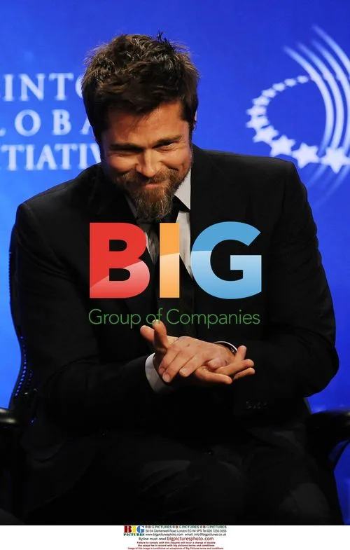 Brad Pitt at Clinton Global Initiative