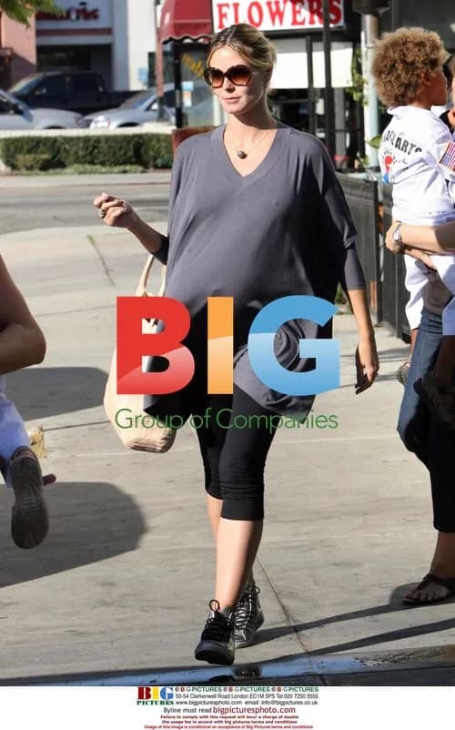 Heidi Klum Takes Kids to Martial Arts Class