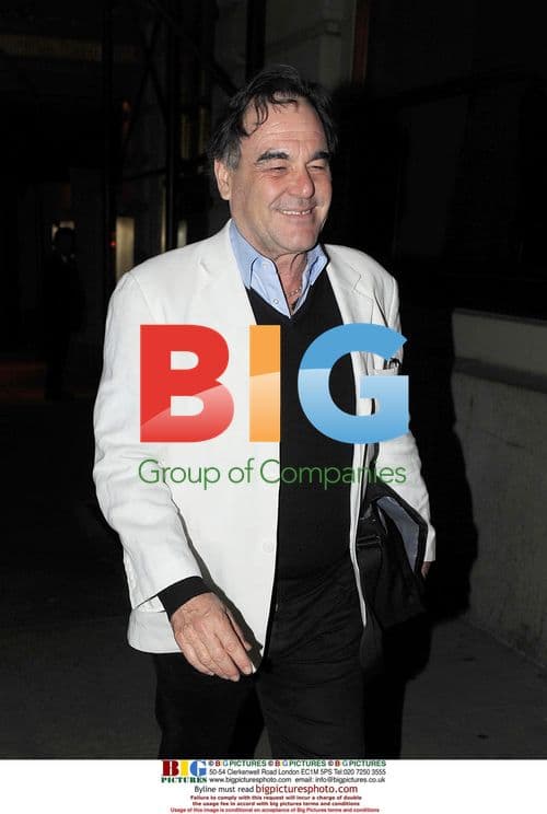 Oliver Stone Leaves Celebrity Birthday Party