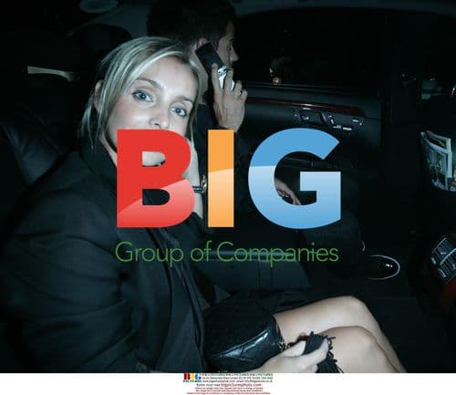 Louise and Jamie Redknapp Leaving Nobu