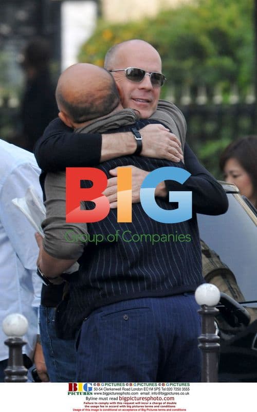 Bruce Willis and wife Emma in Paris