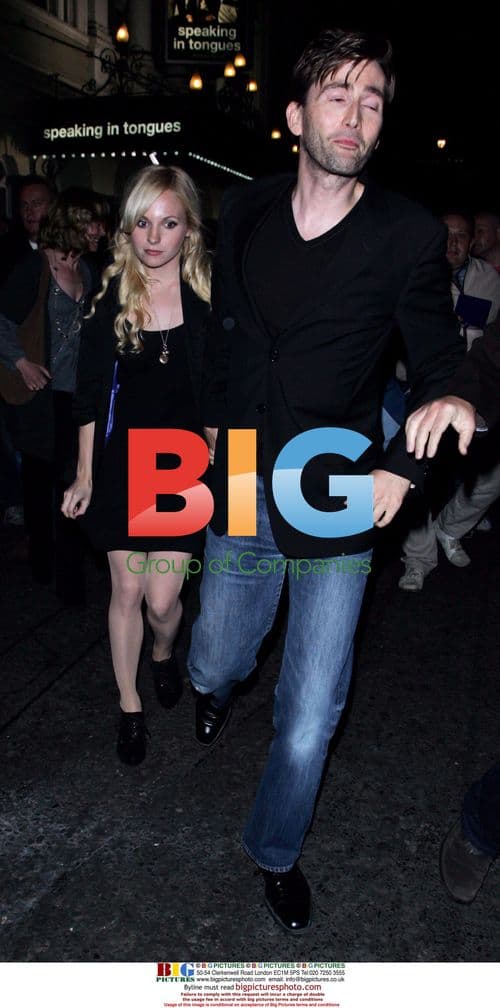 David Tennant & Georgia Moffett Leaving Theatre