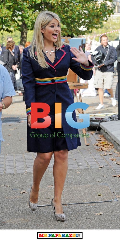 Holly Willoughby and Phillip Schofield Filming This Morning