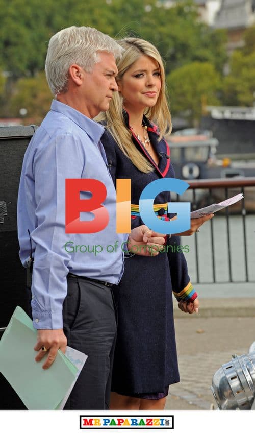 Holly Willoughby and Phillip Schofield Filming This Morning