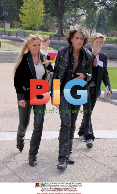 Joe Perry and Billie Perry in DC