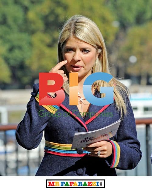 Holly Willoughby and Phillip Schofield Filming This Morning