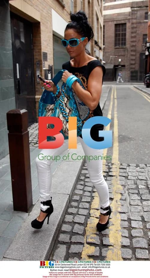 Katie Price Arrives at London Restaurant