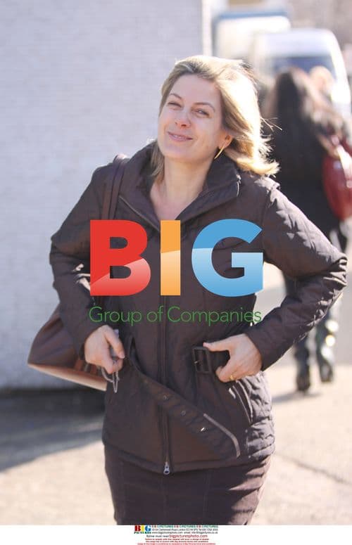 Penny Smith Arriving to This Morning Studios