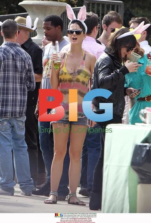 Katy Perry and Russell Brand Easter Party