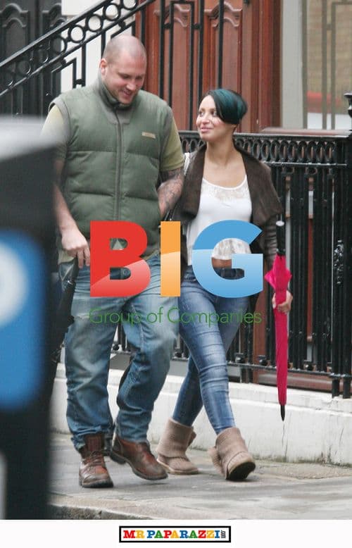 Sugababe Amelle Berrabah Spotted in Mayfair