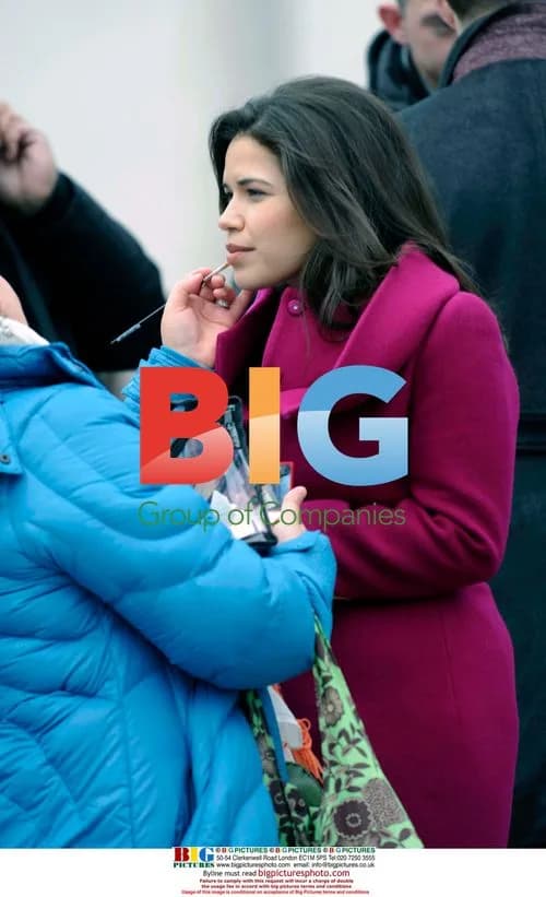 America Ferrera Filming 'Ugly Betty' in London
