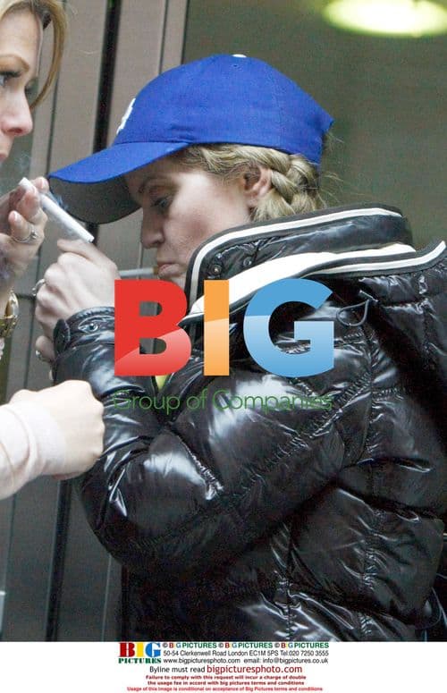 Danniella Westbrook Outside Clifford's Office