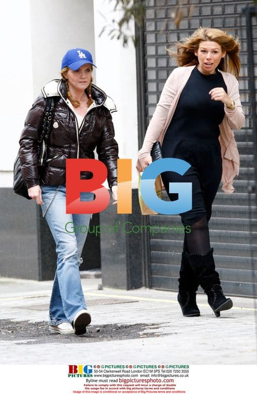 Danniella Westbrook Smoking Outside Office