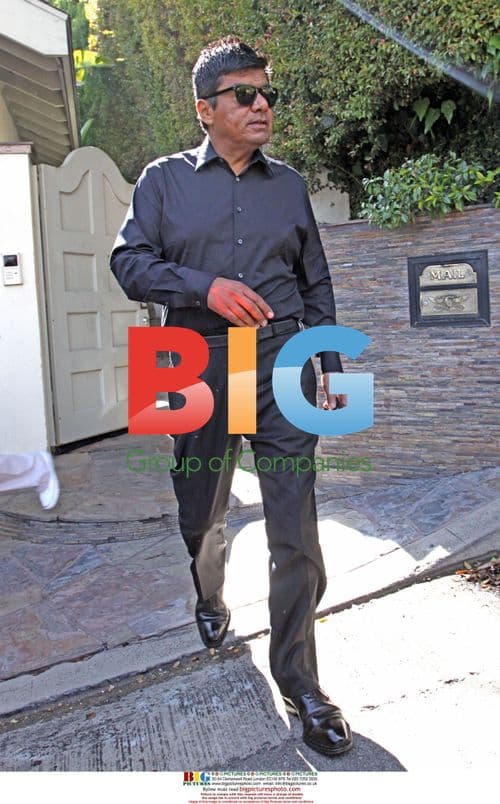 George Lopez Leaving Sandra Bullock's Home