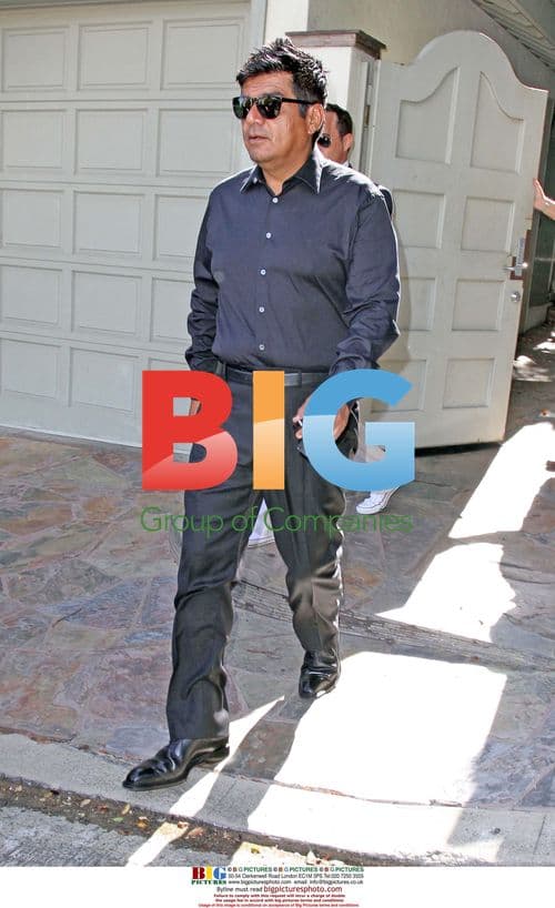 George Lopez Leaving Sandra Bullock's Home