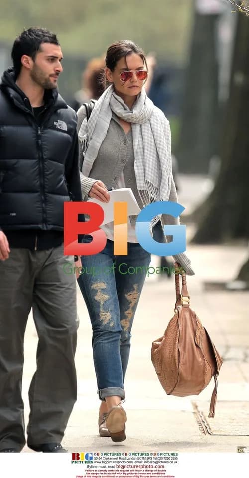 Katie Holmes on Set of 'Son of No One'