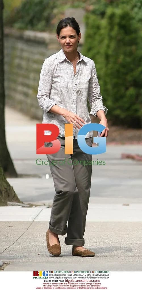 Katie Holmes on 'Son of No One' Set