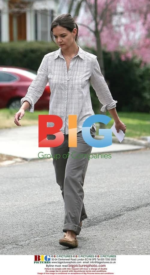 Katie Holmes on 'Son of No One' set
