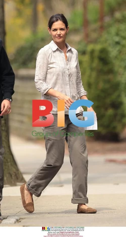 Katie Holmes on 'Son of No One' Set
