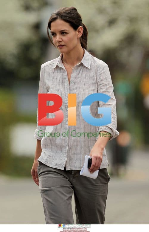 Katie Holmes on 'Son of No One' set