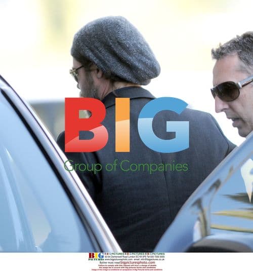 Brad Pitt and Angelina Jolie Arrive in Montenegro