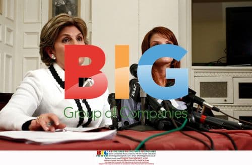 Gloria Allred, Joslyn James at Tiger Woods Affair Press Conference