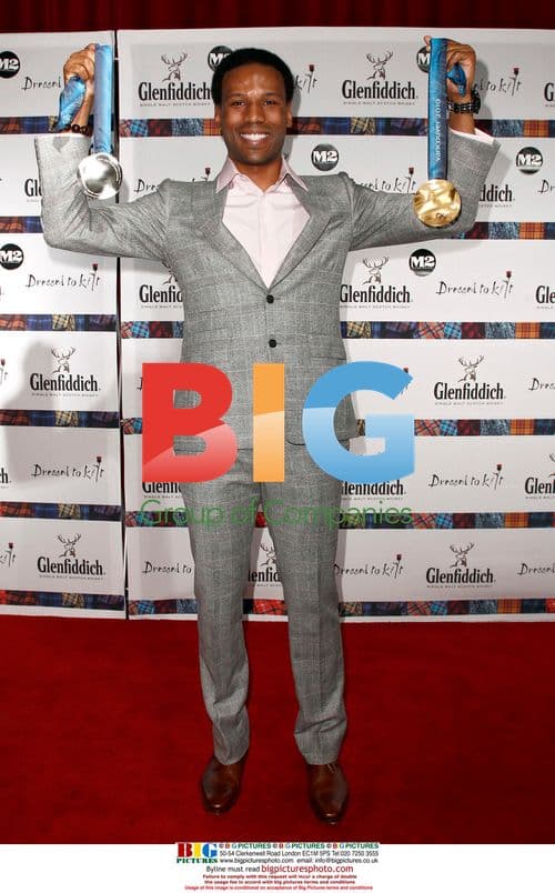 Shani Davis at 'Dressed to Kilt' fashion show