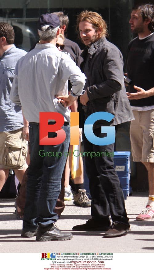 Bradley Cooper on set of "The Dark Fields"