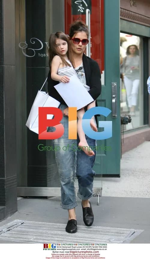 Katie Holmes and Suri Cruise at Chelsea Piers