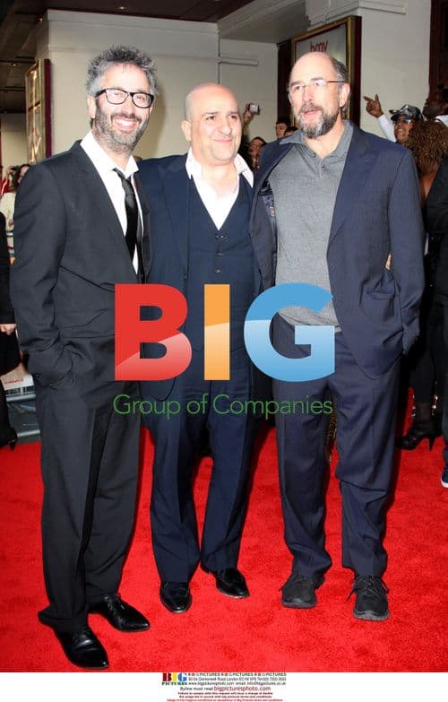 Djalili, Baddiel, Schiff at 'Infidel' Premiere