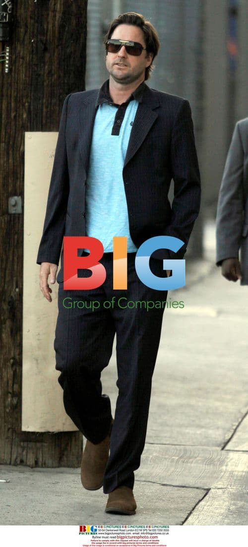 Luke Wilson on Jimmy Kimmel Set