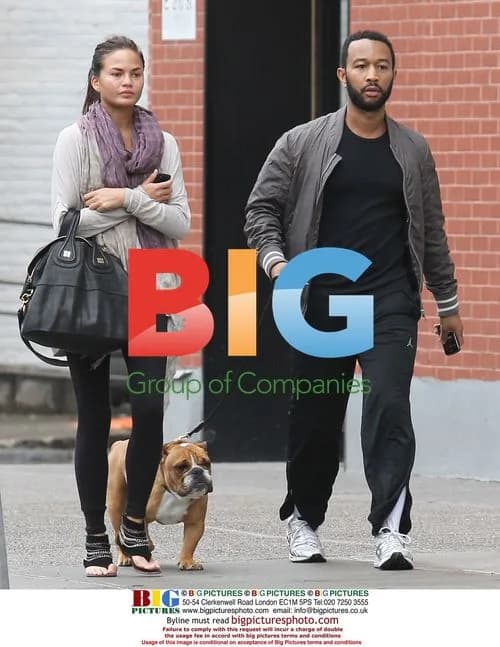 John Legend and Danielle Abreu on NYC Stroll