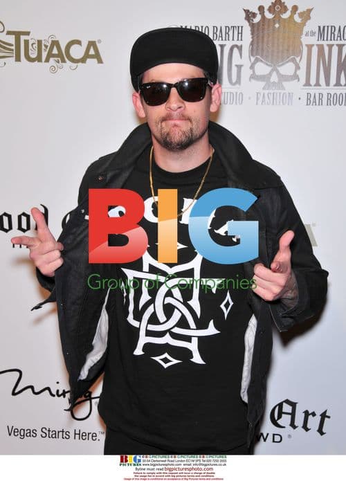 Joel Madden at Grand Opening of King Ink in Las Vegas