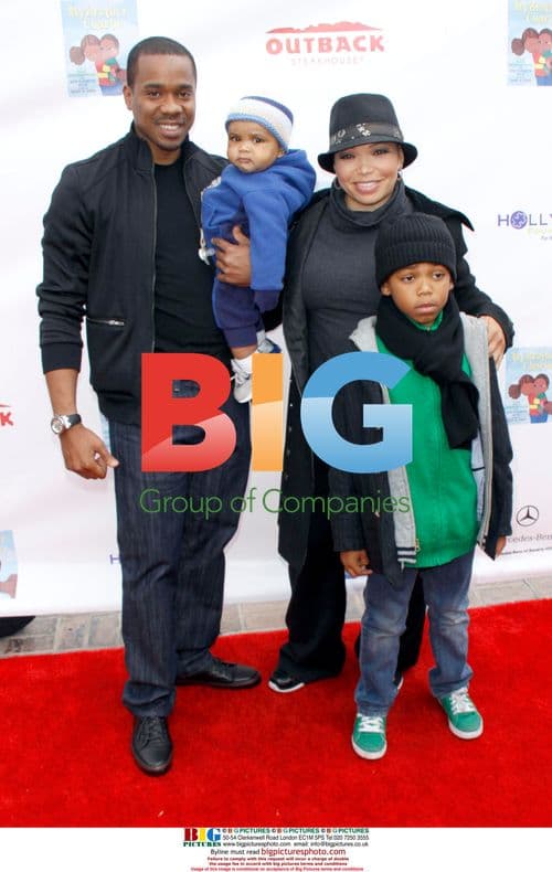 Tisha Campbell-Martin and family at My Brother Charlie Festival