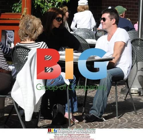 Simon Cowell and Fiance Brunch in Beverly Hills